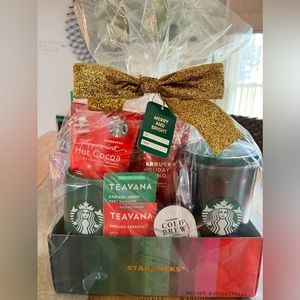 Starbucks Holiday 2022 Cold Cup & Ceramic Mug Coffee Teavana Tea Gift Set